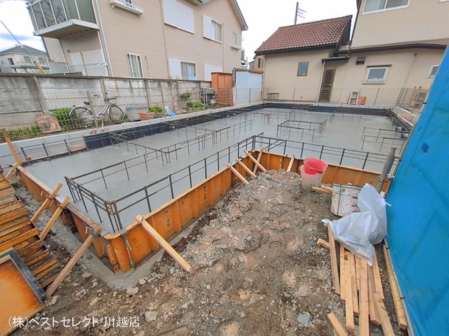 埼玉県川越市大字小ケ谷の新築戸建て基礎写真 2026年4月5日撮影