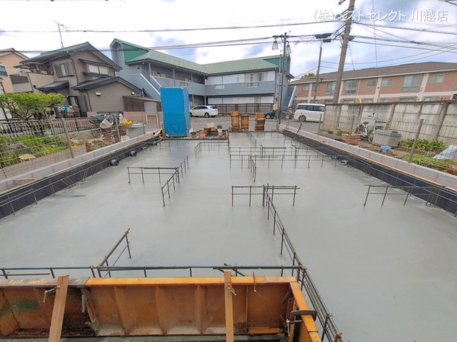 埼玉県川越市大字小ケ谷の新築戸建て基礎写真 2026年4月5日撮影