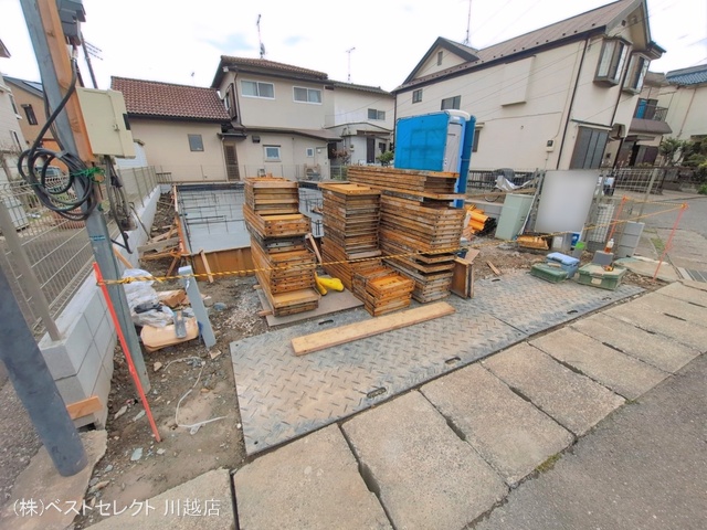 埼玉県川越市大字小ケ谷の新築戸建て基礎写真 2026年4月5日撮影