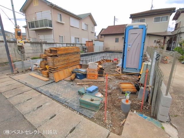 埼玉県川越市大字小ケ谷の新築戸建て基礎写真 2026年4月5日撮影