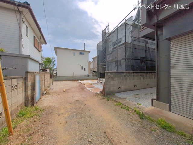 埼玉県川越市岸町２丁目の新築戸建てシート写真 2026年4月21日撮影
