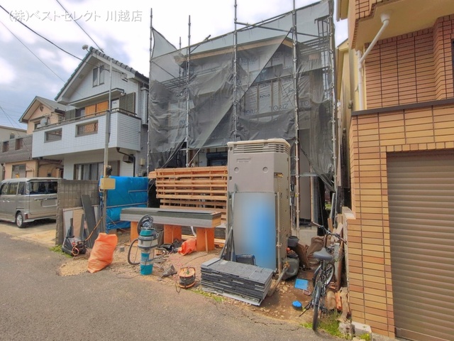 埼玉県川越市砂新田５丁目の新築戸建てシート写真 2026年4月21日撮影