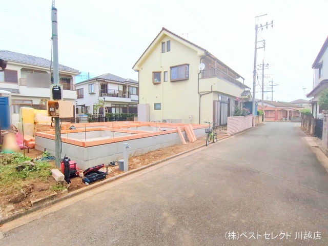 埼玉県川越市大字砂の新築戸建て基礎写真 2025年9月28日撮影