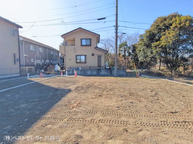 埼玉県川越市上野田町の新築戸建て更地・土地写真 2026年2月18日撮影