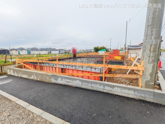 東京都日野市新井1丁目の新築戸建て基礎写真 2024年11月19日撮影