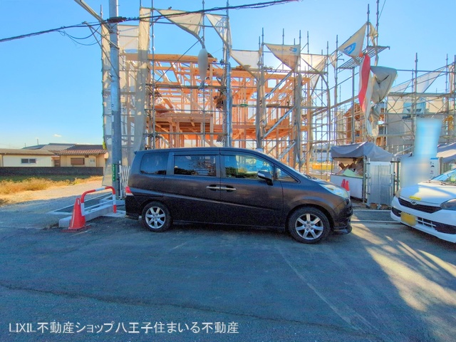 東京都日野市新井1丁目の新築戸建て上棟写真 2024年12月15日撮影