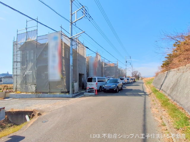 東京都日野市新井1丁目の新築戸建てシート写真 2025年2月11日撮影