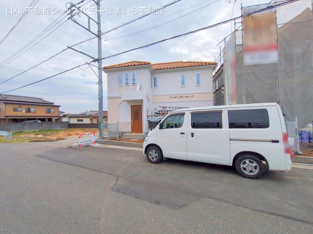 東京都日野市新井1丁目の新築戸建て外構写真 2025年3月10日撮影