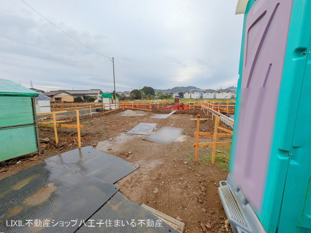 東京都日野市新井1丁目の新築戸建て基礎写真 2024年11月19日撮影