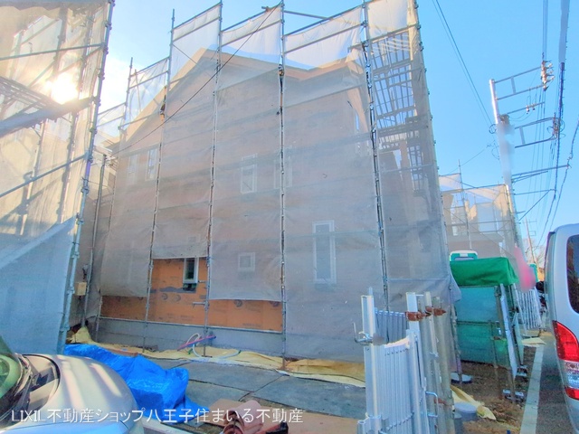 東京都日野市新井1丁目の新築戸建て上棟写真 2025年1月16日撮影