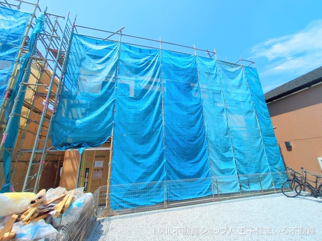 東京都日野市平山5丁目の新築戸建て上棟写真 2025年8月4日撮影