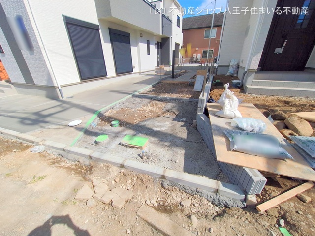 東京都日野市平山5丁目の新築戸建て外構写真 2025年10月7日撮影