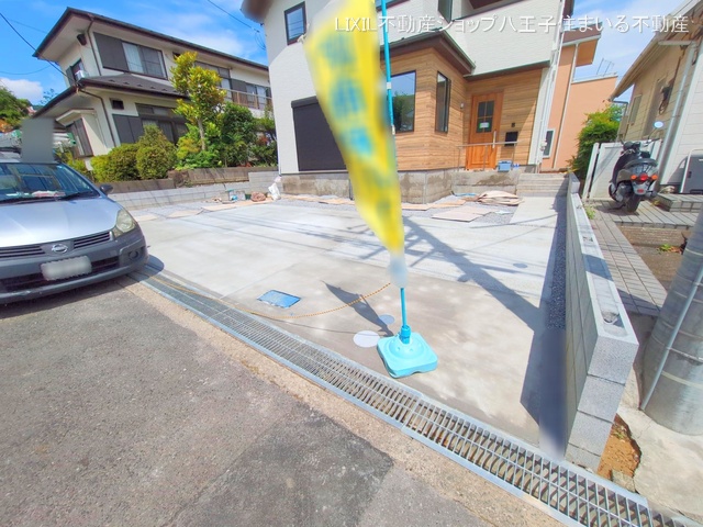 東京都日野市百草の新築戸建て外構写真 2025年6月25日撮影