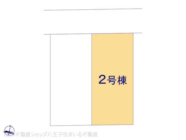 東京都日野市程久保2丁目の新築戸建て全体区画図 ※図面と異なる場合は現況を優先