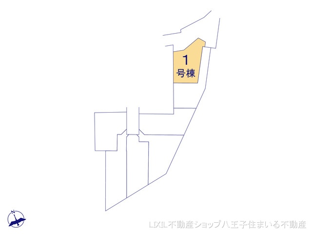 東京都日野市新町２丁目の新築戸建て全体区画図 ※図面と異なる場合は現況を優先