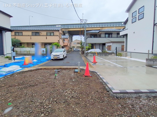東京都日野市新町２丁目の新築戸建て外構写真 2025年6月24日撮影
