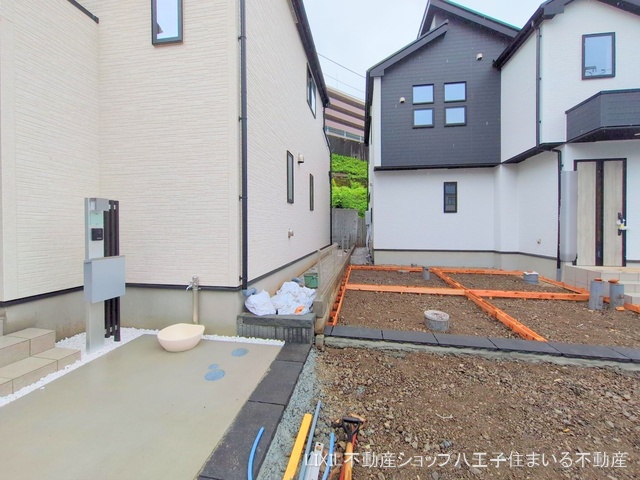 東京都日野市新町２丁目の新築戸建て外構写真 2025年6月24日撮影