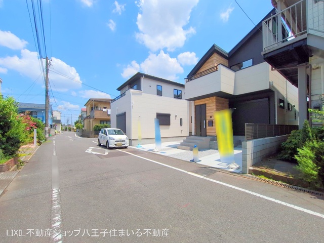 東京都日野市神明３丁目の新築戸建て完成写真 2025年7月27日撮影