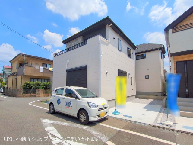 東京都日野市神明３丁目の新築戸建て完成写真 2025年7月27日撮影