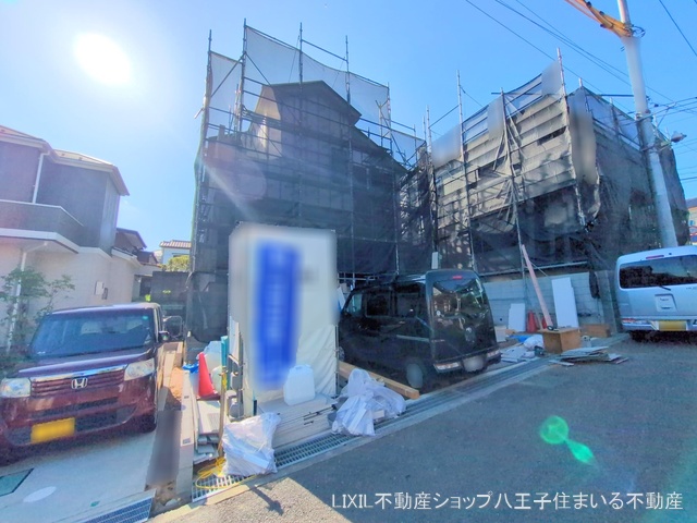 東京都日野市三沢5丁目の新築戸建てシート写真 2025年9月15日撮影