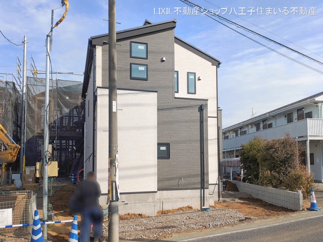 東京都日野市大字上田の新築戸建て外構写真 2026年2月4日撮影