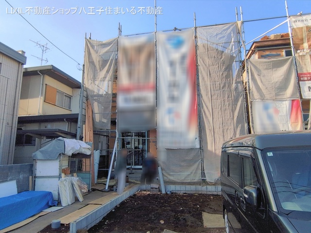 東京都日野市多摩平６丁目の新築戸建て上棟写真 2026年1月14日撮影