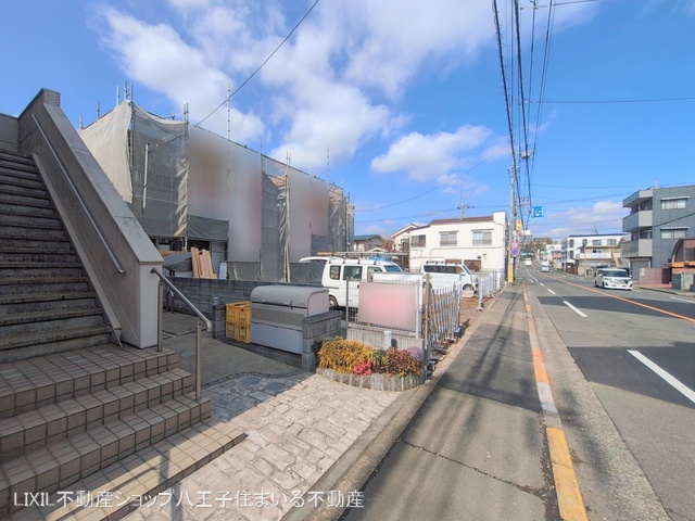 東京都日野市多摩平６丁目の新築戸建てシート写真 2026年2月17日撮影