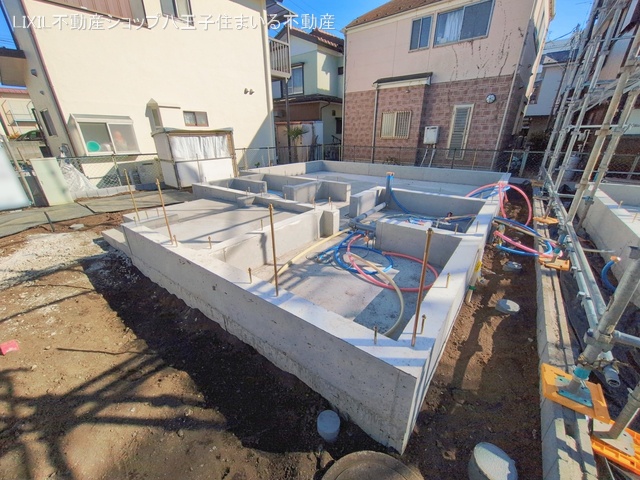 東京都日野市日野台5丁目の新築戸建て基礎写真 2026年2月2日撮影