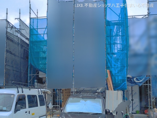 東京都日野市南平9丁目の新築戸建てシート写真 2026年5月27日撮影