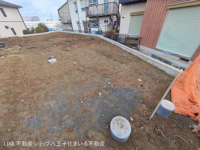 東京都日野市南平9丁目の新築戸建て更地・土地写真 2026年2月11日撮影
