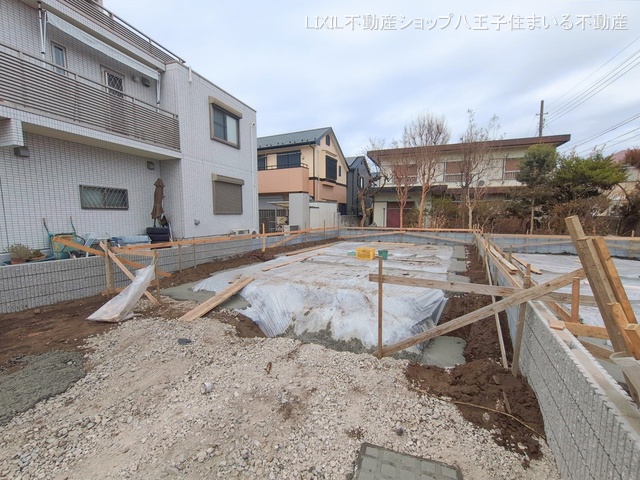 東京都日野市神明3丁目の新築戸建て基礎写真 2026年2月16日撮影