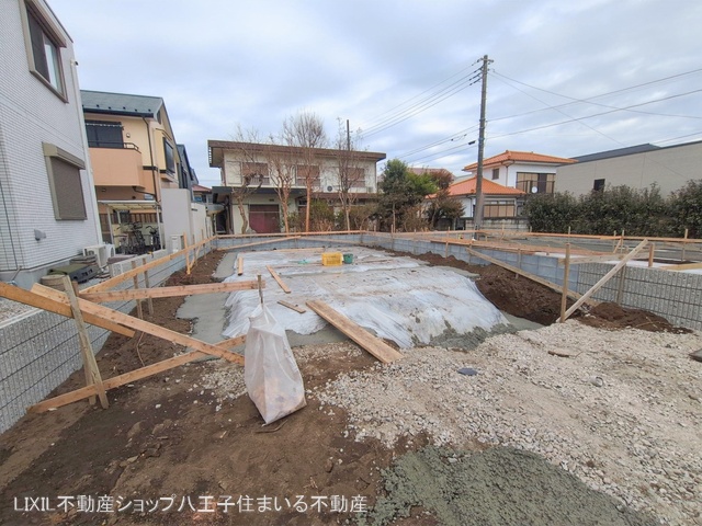 東京都日野市神明3丁目の新築戸建て基礎写真 2026年2月16日撮影