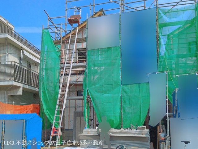 東京都日野市神明３丁目の新築戸建てシート写真 2026年4月13日撮影