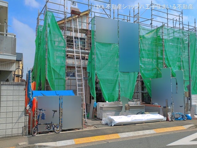 東京都日野市神明３丁目の新築戸建てシート写真 2026年4月13日撮影