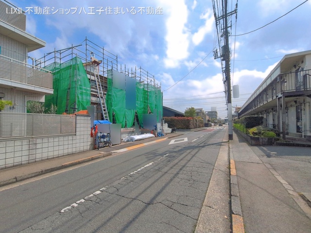 東京都日野市神明３丁目の新築戸建てシート写真 2026年4月13日撮影