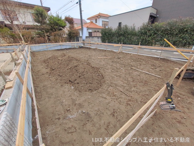 東京都日野市神明３丁目の新築戸建て基礎写真 2026年2月15日撮影