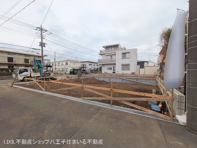 東京都日野市神明３丁目の新築戸建て基礎写真 2026年2月15日撮影