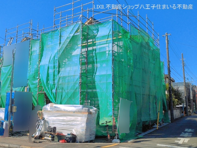 東京都日野市神明３丁目の新築戸建てシート写真 2026年4月7日撮影