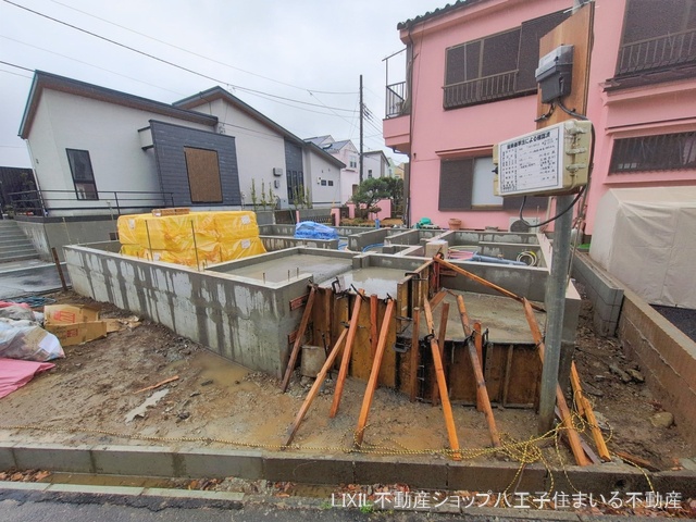 東京都日野市東豊田1丁目の新築戸建て基礎写真 2026年2月24日撮影