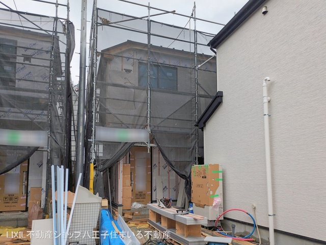 東京都日野市大字上田の新築戸建てシート写真 2026年2月25日撮影