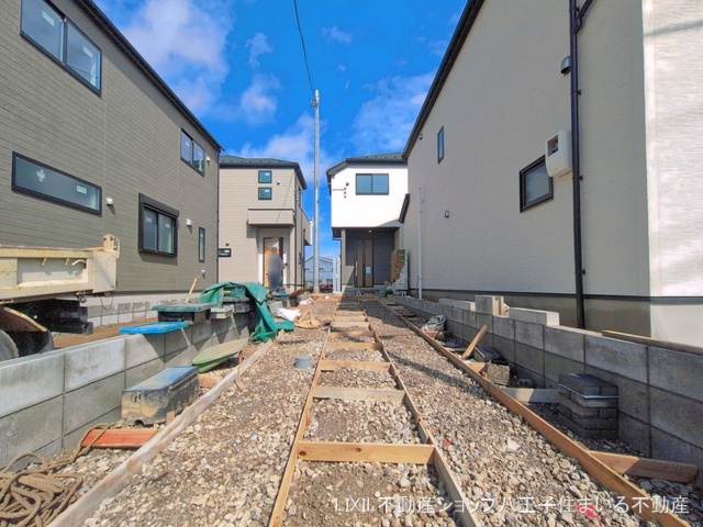 東京都日野市大字上田の新築戸建て外構写真 2026年4月1日撮影