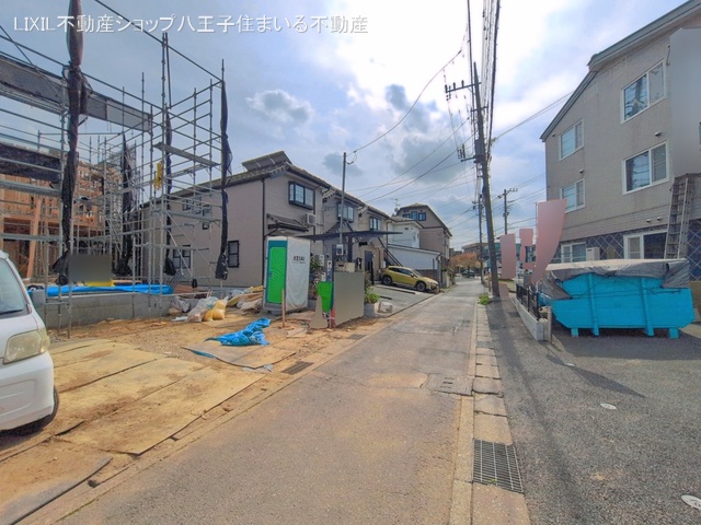 東京都日野市南平２丁目の新築戸建て上棟写真 2026年4月13日撮影