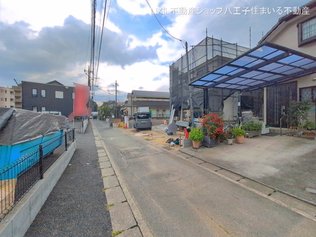 東京都日野市南平２丁目の新築戸建てシート写真 2026年5月13日撮影