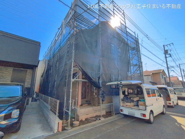 東京都日野市落川の新築戸建て外構写真 2026年4月7日撮影