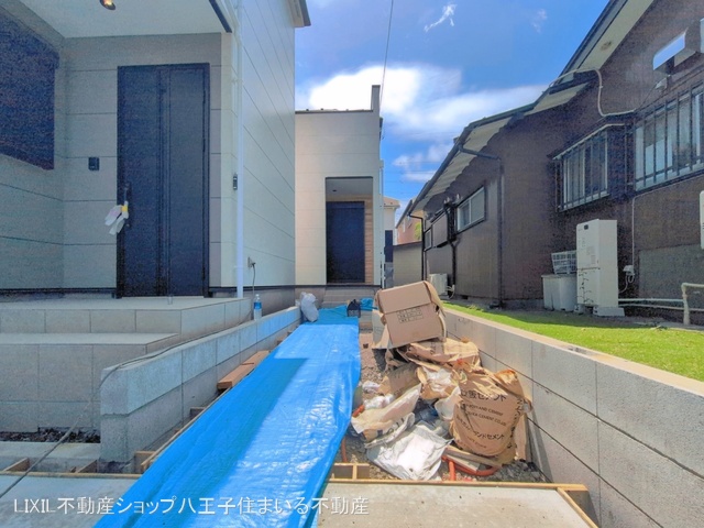 東京都日野市多摩平３丁目の新築戸建て外構写真 2026年4月21日撮影