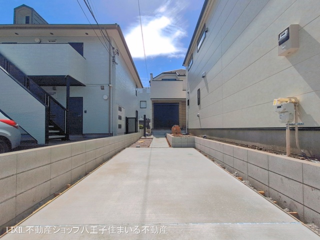 東京都日野市多摩平3丁目の新築戸建て外構写真 2026年4月21日撮影