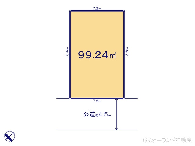 千葉県船橋市三山５丁目の土地 区画図 ※図面と異なる場合は現況を優先