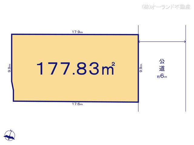 千葉県船橋市大穴北１丁目の土地 区画図 ※図面と異なる場合は現況を優先
