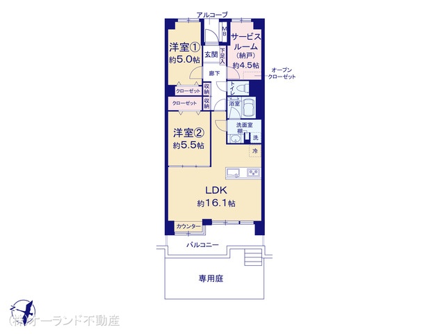 千葉県市川市福栄3丁目のマンション『ライオンズマンション南市川』 2SLDK間取図 ※図面と異なる場合は現況を優先