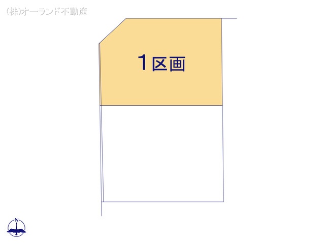 千葉県船橋市山手２丁目の土地全体区画図 ※図面と異なる場合は現況を優先